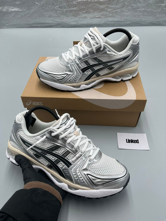 ASICS GEL KAYANO 14 WHITE/ GRAPHITE GREY