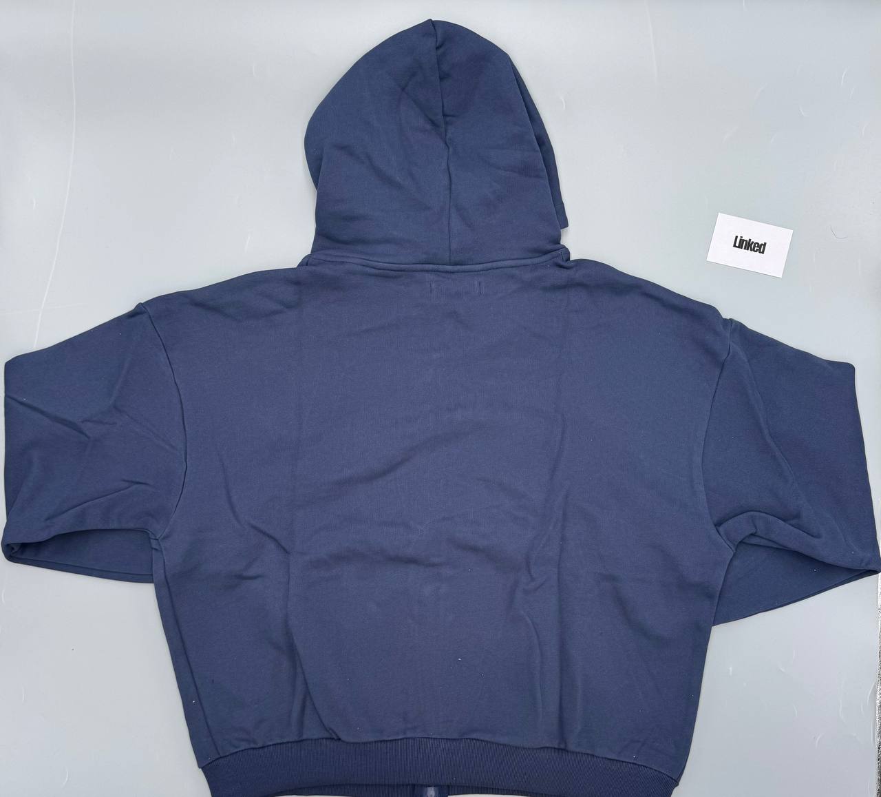 BROKEN PLANET NAVY ZIP UP HOODIE